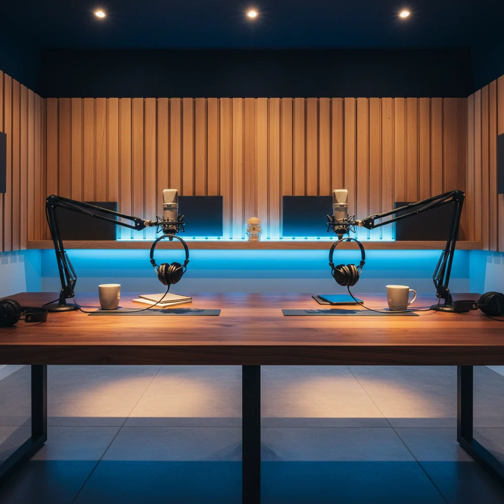 Professionele podcaststudio van Marlow Nutrition